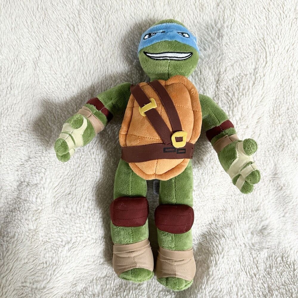TMNT Ninja Turtles Leonardo 13” Plush Doll Figure Mall Of America Nickelodeon